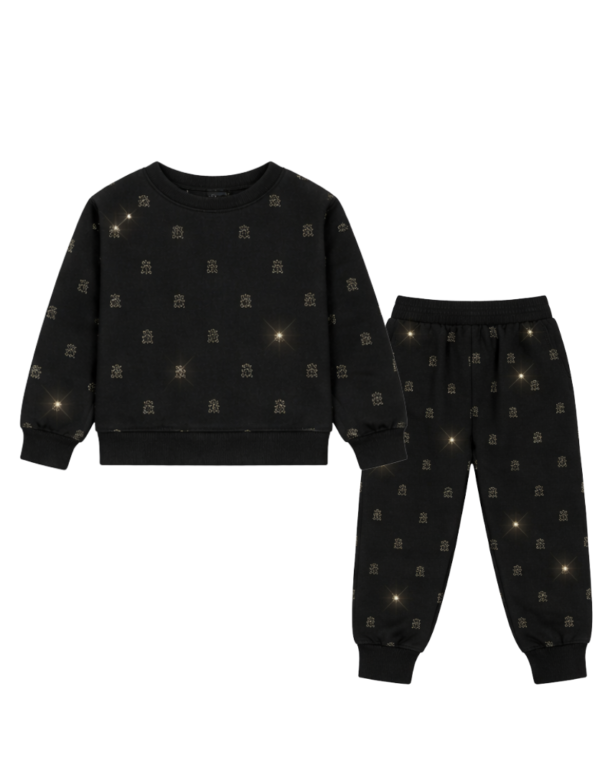 Unisex Stylish Cord-Sets Black