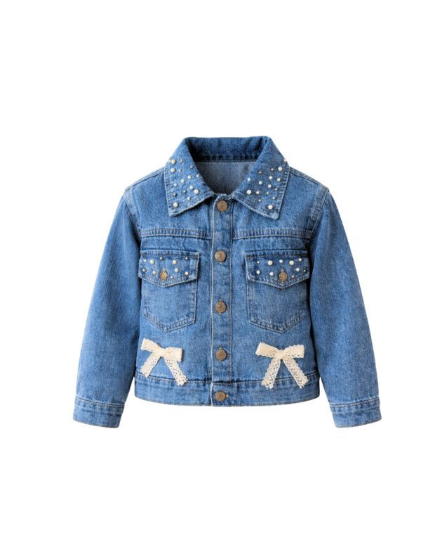 Fabtier Girls' Ultimate Denim Jacket Blue