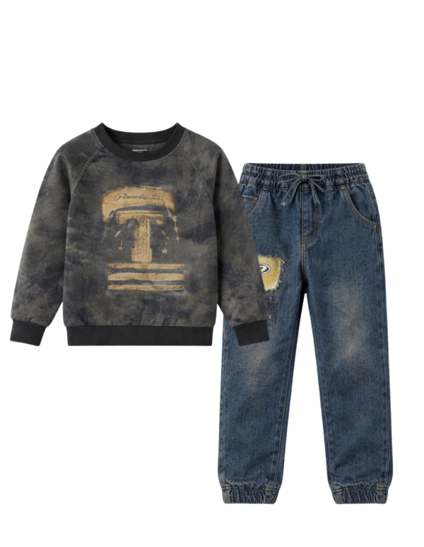 Boys Stylish Modern jeans and Shirt