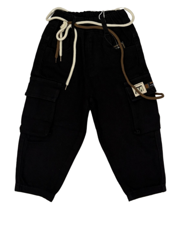 Black Side Pocket (Cargo Pants)