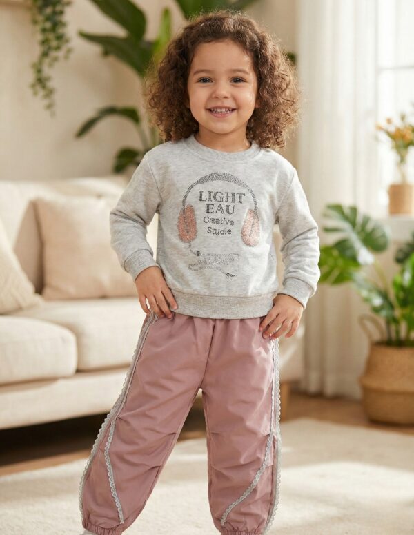 Girls Sweatshirts with Harem Pant