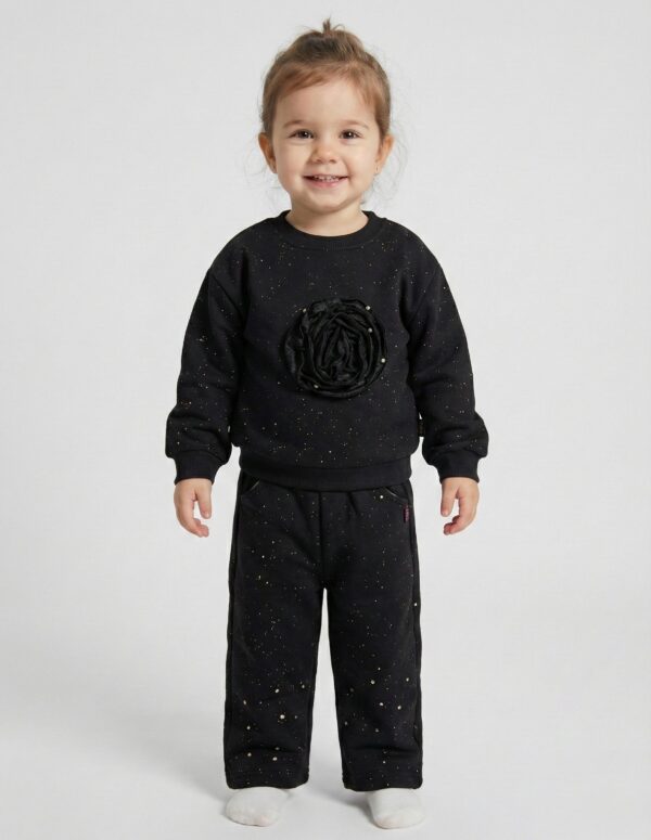 Little Girl’s "Shine & Bloom" 2-Piece Fleece